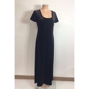 BCBG Velvet Maxi Dress Empire Womens Large